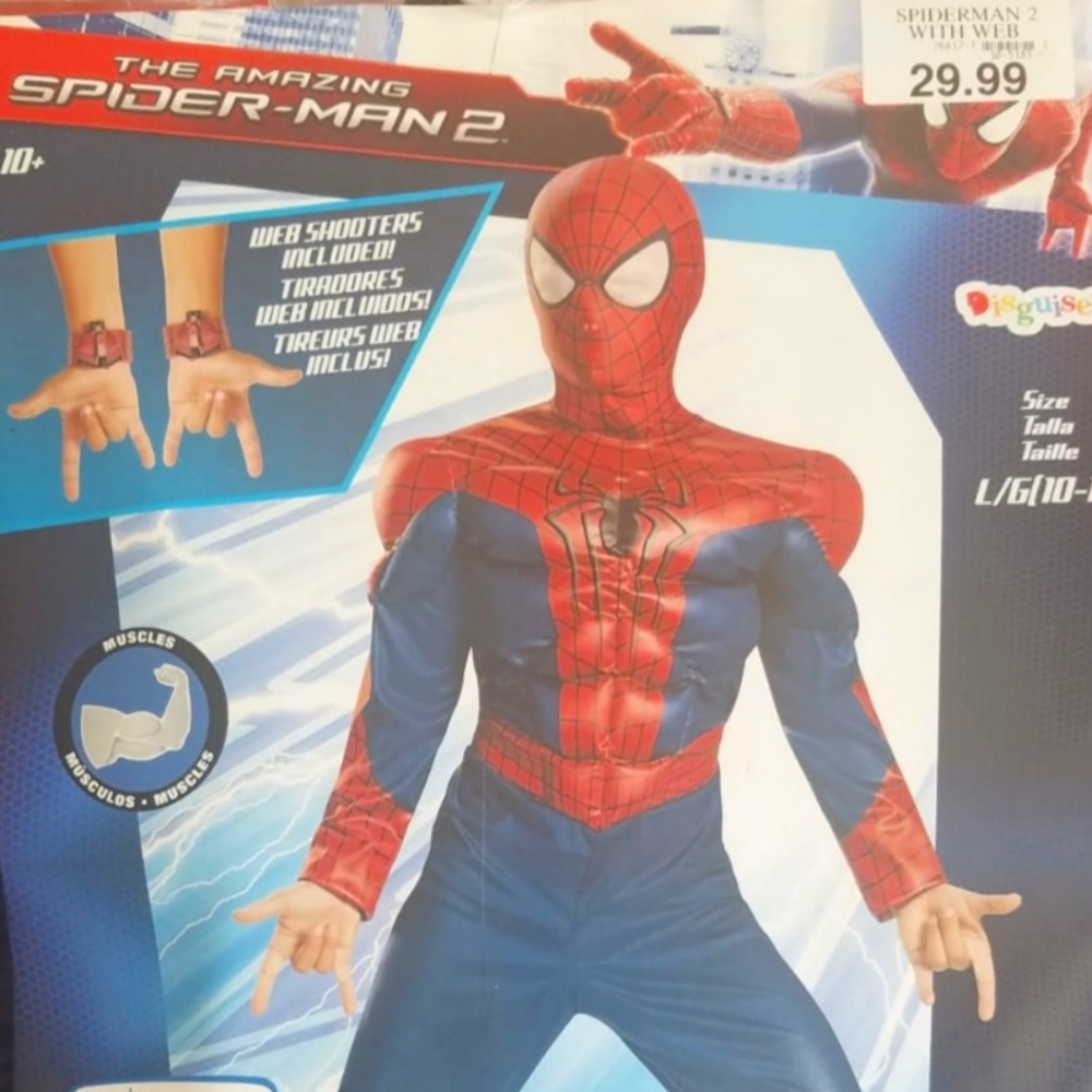 Vintage Halloween costume Spider-Man